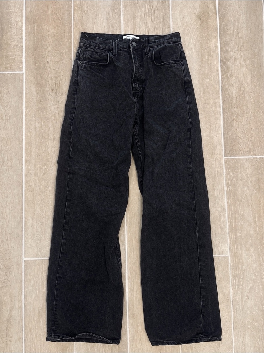 Woman’s Black Wide-Leg Jeans Reformation